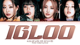 KISS OF LIFE Igloo Lyrics Color Coded Lyrics [upl. by Anait]