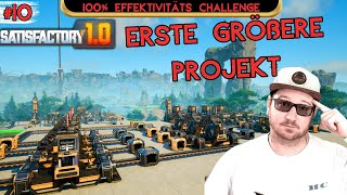 Zu viel auf einmal Das erste größere Projekt beginnt Lets Play Satisfactory 10 10 [upl. by Jegar]