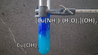 One step Schweizers reagent and Copper hydroxide [upl. by Gautier]