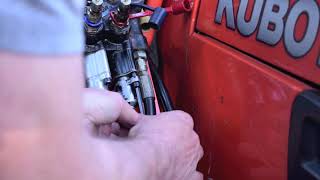 Husco Hydraulic Detent Replament and Fix on Kubota B7800 [upl. by Long]