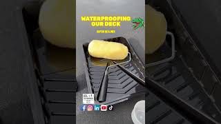 Toy Hauler Deck Waterproofing toyhauler granddesignmomentum rvtips [upl. by Yrrej]