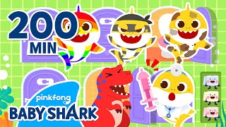 BEST Baby Shark Episodes 3hr  Compilation  Story and Song for Kids  Baby Shark Official [upl. by Zehcnas]