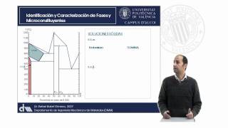 Análisis de Diagramas de Equilibrio Identificación de Fases y Componentes  2493  UPV [upl. by Htepsle575]