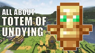 Minecraft Totem of Undying  How to find and Use Totem of Undying [upl. by Ecarret796]