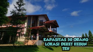 Villa Liesa  Berkapasitas Besar dan Deket Kebun Teh Gunung Mas  Puncak  Bogor [upl. by Holofernes]