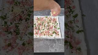 Leckere Flammkuchen Schnecken selber machen schnellesrezept rezept blätterteig flammkuchen [upl. by Losyram282]