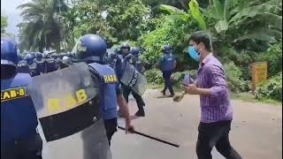 বরিশাল বিশ্ববিদ্যালয়ে পুলিশের আত্মসমর্পণ । [upl. by Simmonds]