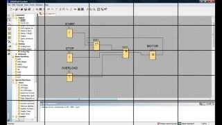 Siemens Logo tutorial Motor StartStop control circuit FBD [upl. by Margette620]