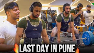 LAST DEADLIFT IN PUNE  20 DAYS LEFT FOR ASIAN CHAMPIONSHIP [upl. by Padraic]