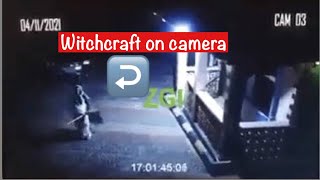 CCTV camera captures a Witch on a night operation  Witchcraft in Limpopo [upl. by Aytnahs]