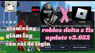 roblox delta x VNG v2652 update mới nhất fix update cực Script redz 999roblox bloxfruits [upl. by Lotta]