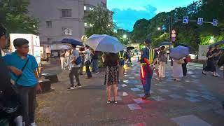 Night Tokyo walk from Kudanshita Iidabashi to Kagurazaka・4K HDR [upl. by Yevre430]