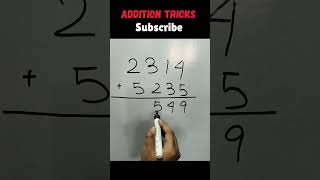 Addition Tricks 🔥💯 competitive bank ssc statepsc trendingshorts mathlearn mathstricks [upl. by Nosyarg]