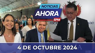 Noticias de Venezuela hoy en Vivo 🔴 Viernes 4 de Octubre  Ahora Emisión Central [upl. by Camroc865]