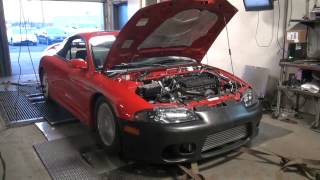 Eclipse GST fp18g 390whp dyno PSI PROformance [upl. by Alrrats654]