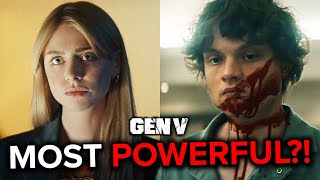 GEN V Who Is Actually The Most Powerful Supe [upl. by Carthy]