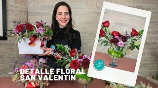 Ideas fáciles con flores para San Valentin [upl. by Ayanahs188]