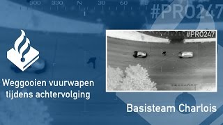 Politie PRO247 Weggooien vuurwapen tijdens achtervolging [upl. by Hadihahs]