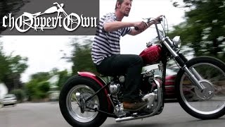 Awesome Triumph Bobber  What a Sound motorcycle movie [upl. by Elauqsap464]