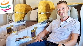 Luxury Emirates Business Class B777300ER  YourTravelTV [upl. by Esom]