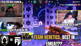 Sliggytv shanks and curry react to Team Heretics vs FUT [upl. by Akahc]