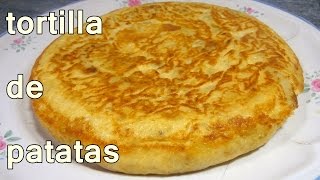 TORTILLA DE PATATAS JUGOSA  recetas de cocina faciles rapidas y economicas de hacer [upl. by Rimaa]