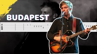 Budapest  George Ezra Guitar TabTutorial [upl. by Michel577]