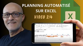 Créer Un planning Excel Totalement Automatisé Vidéo 24 [upl. by Teplitz]