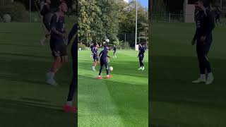 ¡DEMBELÉ Y CAMAVINGA A PURA MAGIA EN EL ENTRENAMIENTO DE FRANCIA  Shorts [upl. by Xylon895]