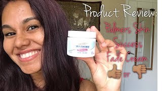 Product Review Palmers Skin Fade Cream  before amp after photos [upl. by Blumenthal]