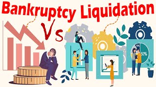 Differences between Bankruptcy and Liquidation [upl. by Ayit]