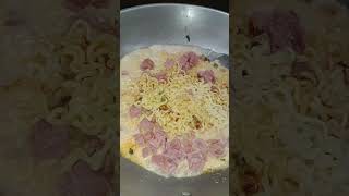 Cheesy and creamy noodles noodlesreccipe food yummy short [upl. by Natika]