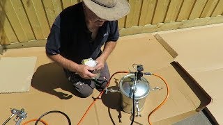 👍 Part 22 BlackRidge Air Spray Gun with 10 litre Spray Tank the best spray gun for fence painting [upl. by Fleck678]