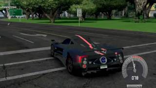 Pagani Zonda Cinque 2009  V12 Sound Start up amp Rev  TDU by rubie38 [upl. by Tillford]