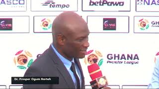 Post Match Interview Asante Kotoko Coach vs Accra Lions Coach spoke after the game [upl. by Odlavu]