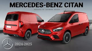 ALL NEW MERCEDESBENZ CITAN 20242025 REDESIGN  Digimods DESIGN [upl. by Tonneson40]