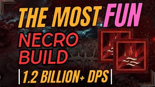 The most FUN Necromancer build  Spirit Wave  T8 Hordes with friends  Diablo IV [upl. by Coster]