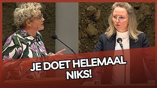 Fleur Agema CLASHT met valse D66er Paulusma Je doet helemaal NIKS [upl. by Elocim]