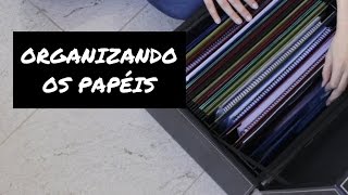 DESAPEGO E ARRUMAÇÃO DOS PAPÉIS  MÉTODO KONMARI [upl. by Elora212]