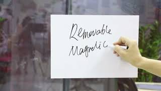 Removable Magnetic Receptive Whiteboard Sheet [upl. by Kenway]