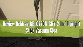 Review Beldray BEL0770NGRY 2in1 Upright Stick Vacuum Cleaner – Corded Handheld Vac for Pet Hair [upl. by Nnasus883]