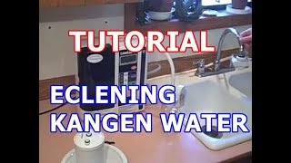 Cara E Cleaning Mesin Kangen Water [upl. by Idham]