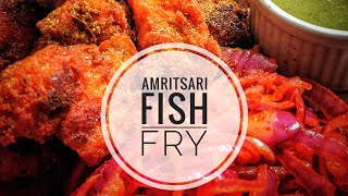 AMRITSARI FISH FRY RECIPE [upl. by Nwahsel]