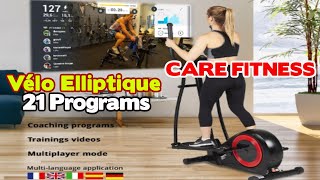 Velo Elliptique Care 21 programmes – Remise en Forme complète  Fonction ergomètre [upl. by Uamak]