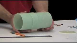 Building the Level2 Fiberglass Rocket Kit  8 Assemble Ebay Canister [upl. by Henley]