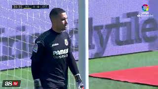 SERGIO ASENJO SAVE TWO PENALTY IN ONE MATCH vs GETAFE 25022018 AMAZING [upl. by Cara8]