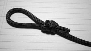 How to Tie a Multiple Overhand SlidingScaffold Knot with Paracord [upl. by Eleets]