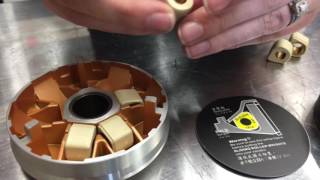 How to install Dr Pulley variator slider weights [upl. by Assirehs]