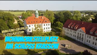 Wohnmobilstellplatz quotSchloss Krassowquot bei Wismar  Poel [upl. by Noirret821]