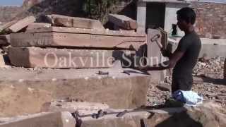 Oakville Stone  Quarry and Splitting Techniques [upl. by Salvatore]